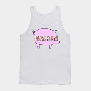 streaky bacon strips rashers pig Tank Top